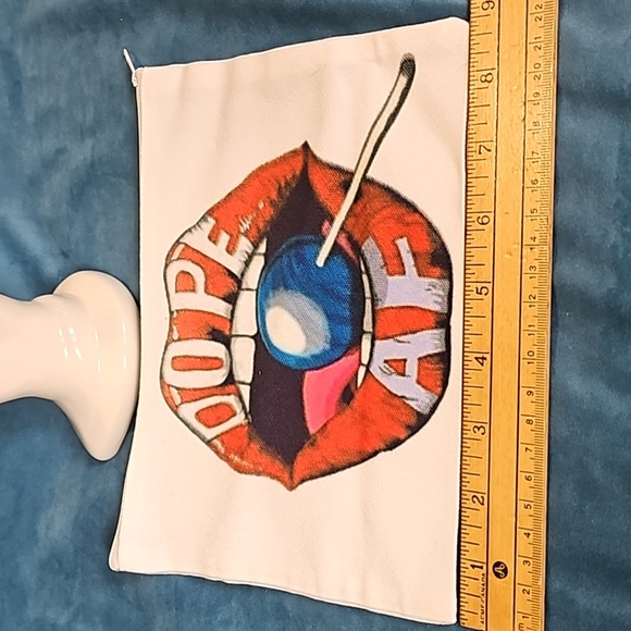 Handmade canvas pouch 👝 😍 - Picture 7 of 8